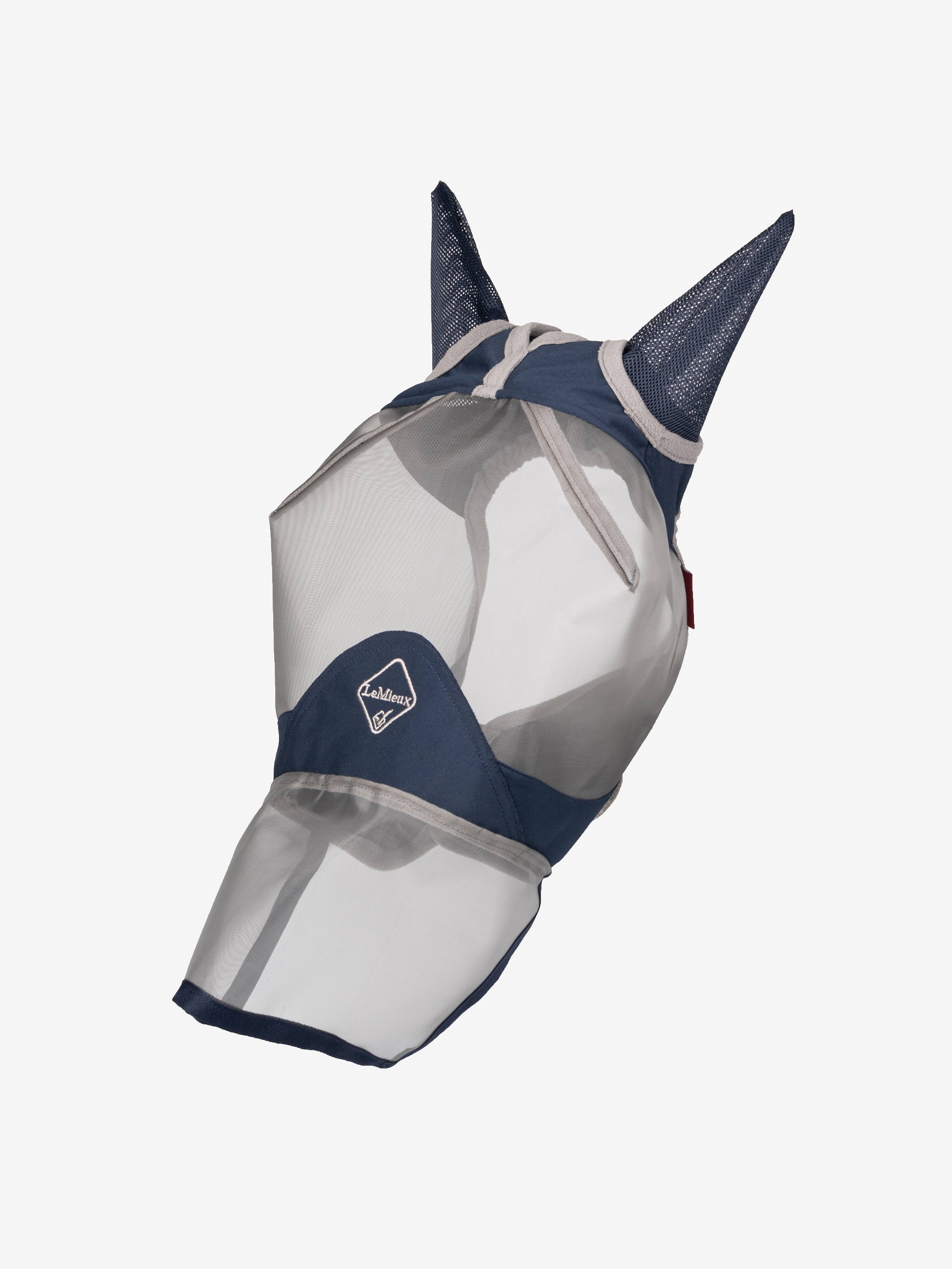 LeMieux Armour Shield Pro Fliegenmaske, mit Nasen- und Ohrenschutz, navy