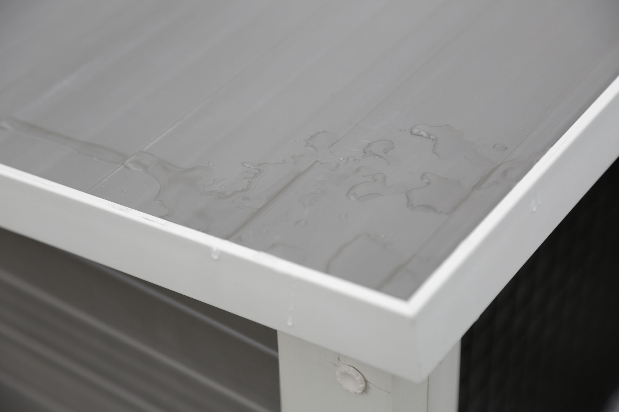 Kerbl  ECO-Kunststoffstall "Samy XL", 116 x 73 x 92 cm, weiß/grau