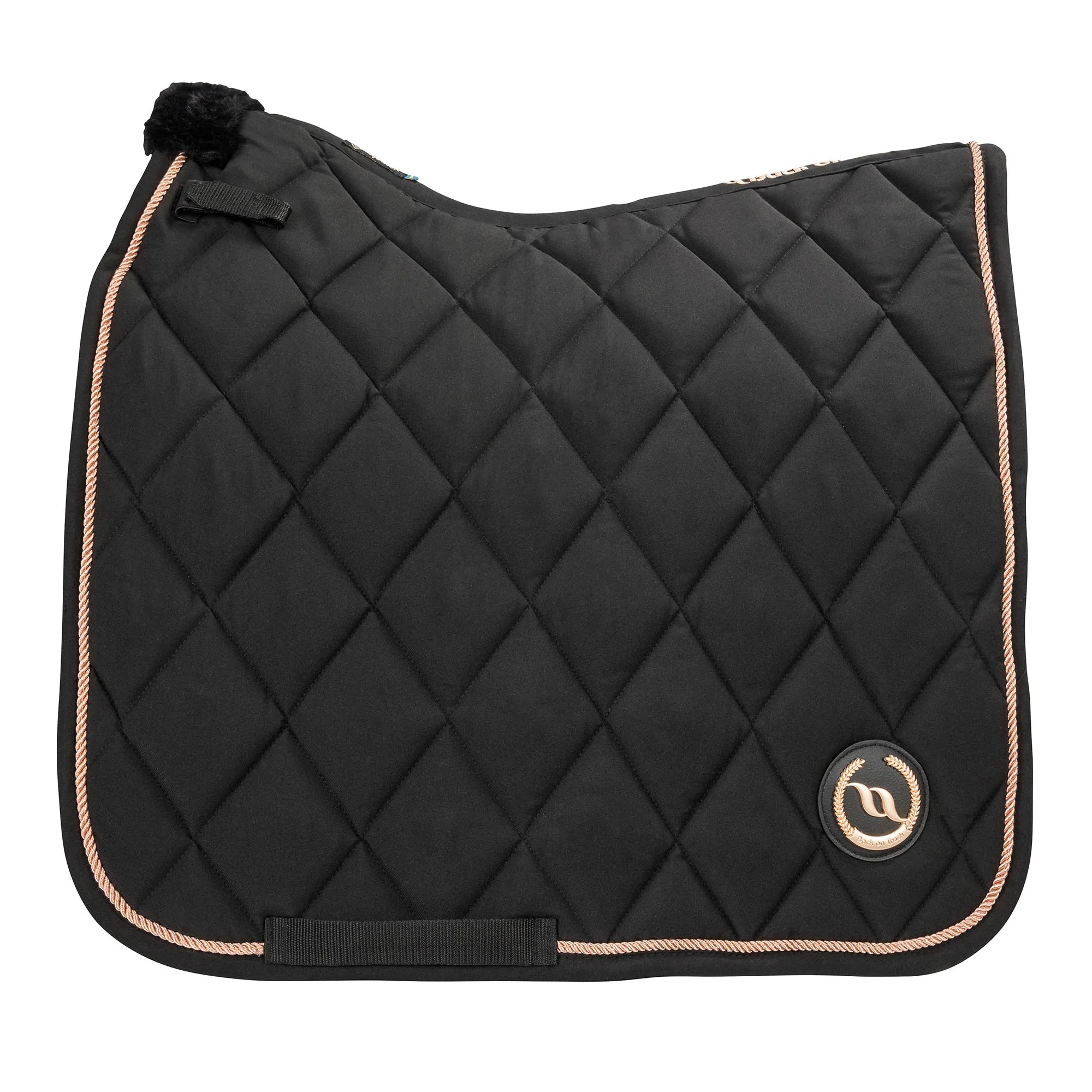 Back on Track Haze Collection Schabracke, Dressur, schwarz/roségold