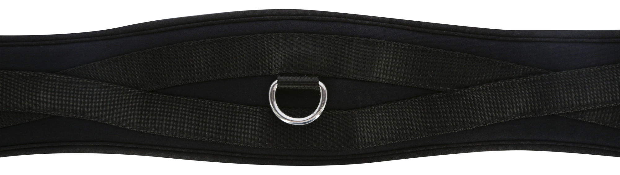 Covalliero Sattelgurt mit Memory-Schaum, schwarz