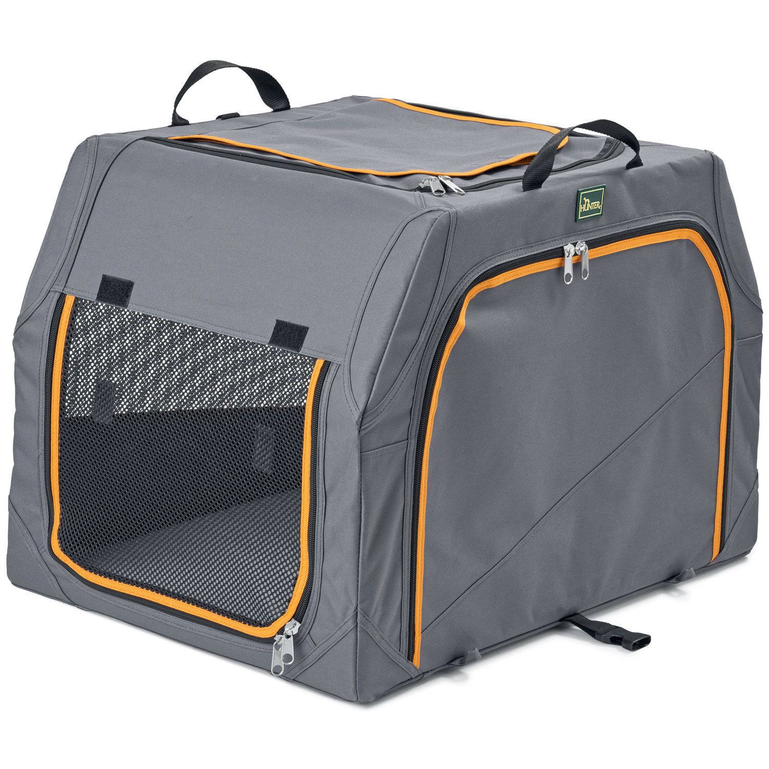 Hunter Faltbare Hundebox mit Aluminium-Gestell