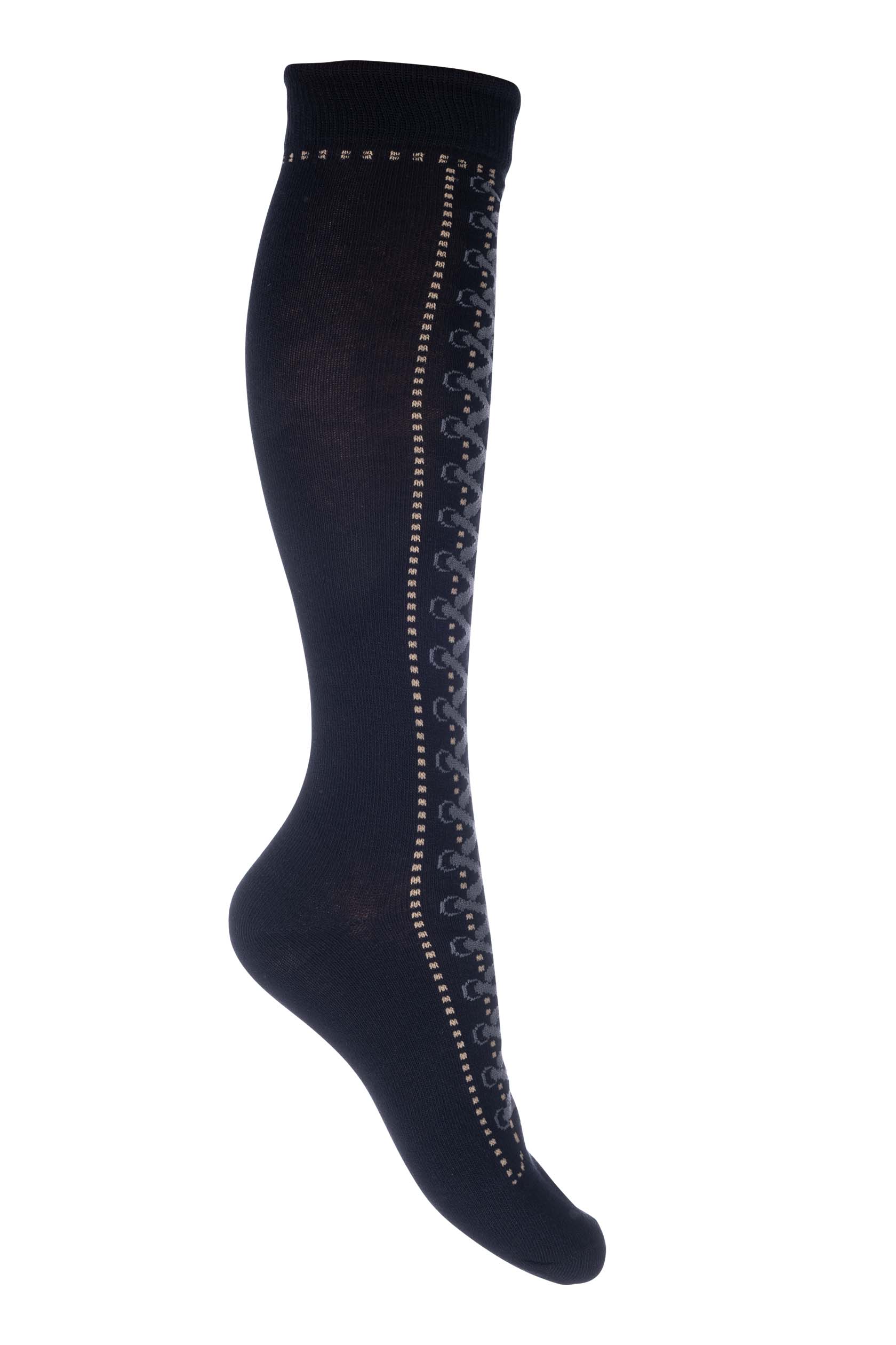 Reitsocken "Hobby Horsing", Einheitsgröße, schwarz