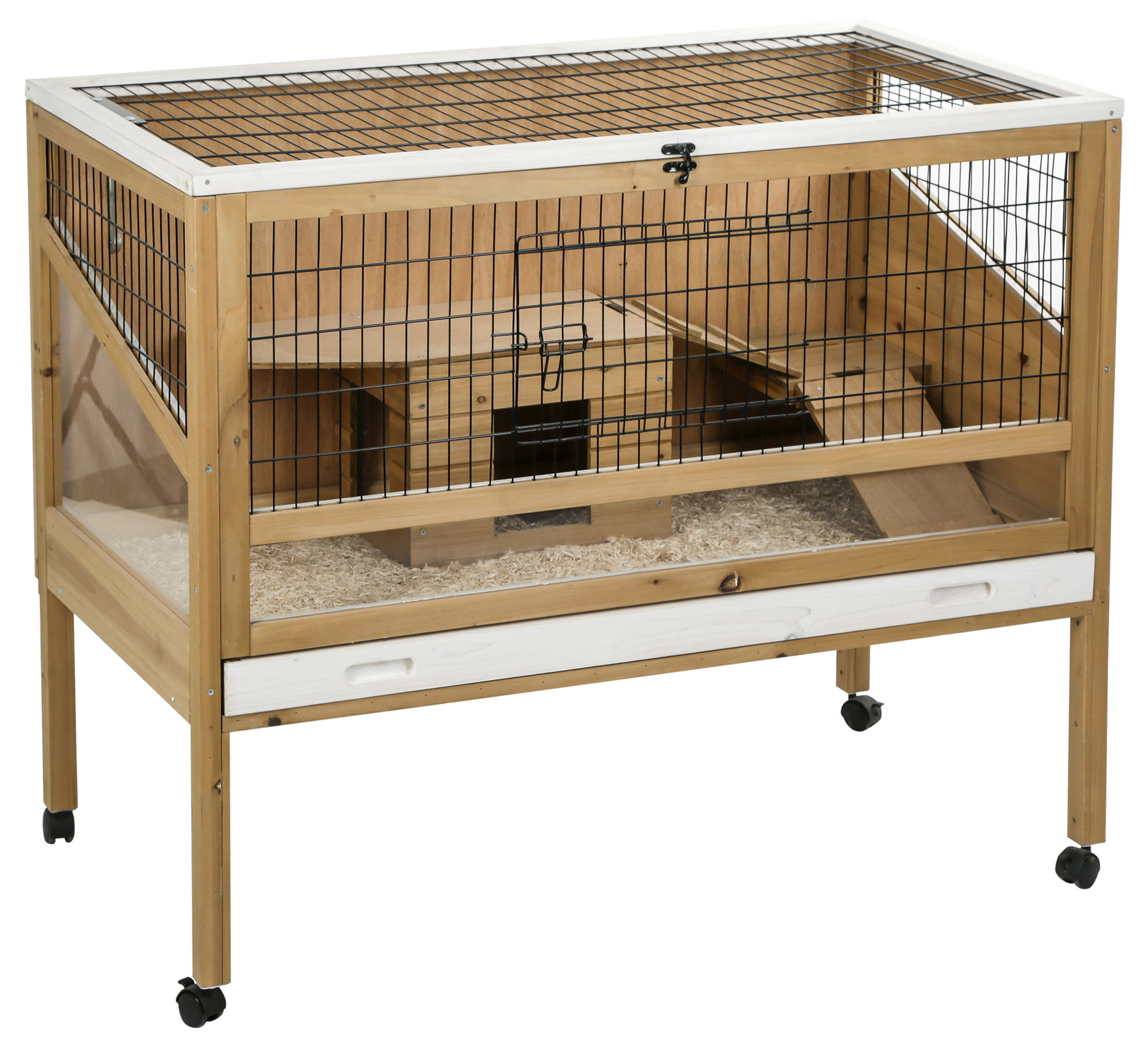 Kerbl Kleintierkäfig "Indoor Deluxe", 115 x 60 x 92,5 cm, Holz