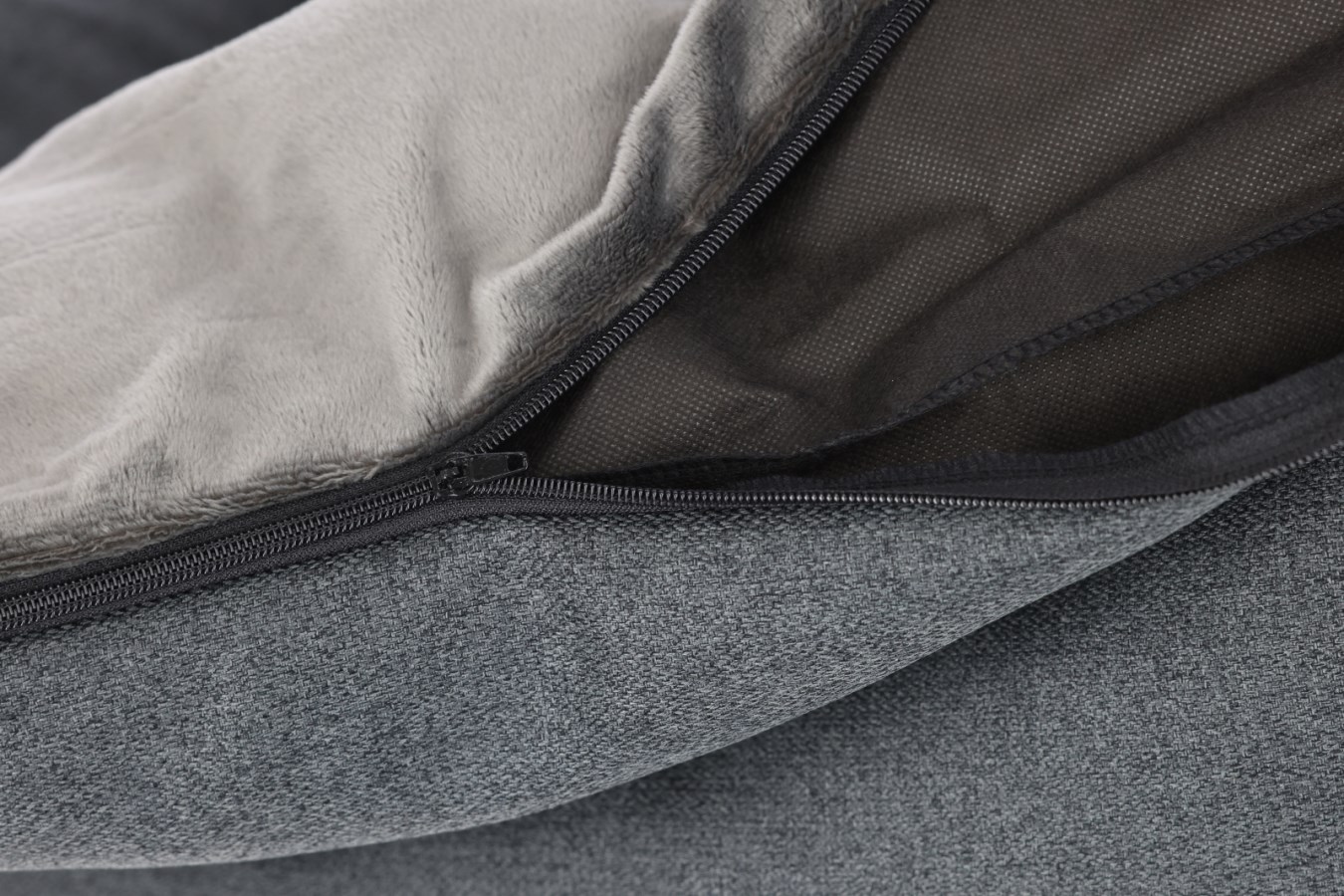 Kerbl Kuschelbett Platin Ortho, grau ,verschiedene Größen