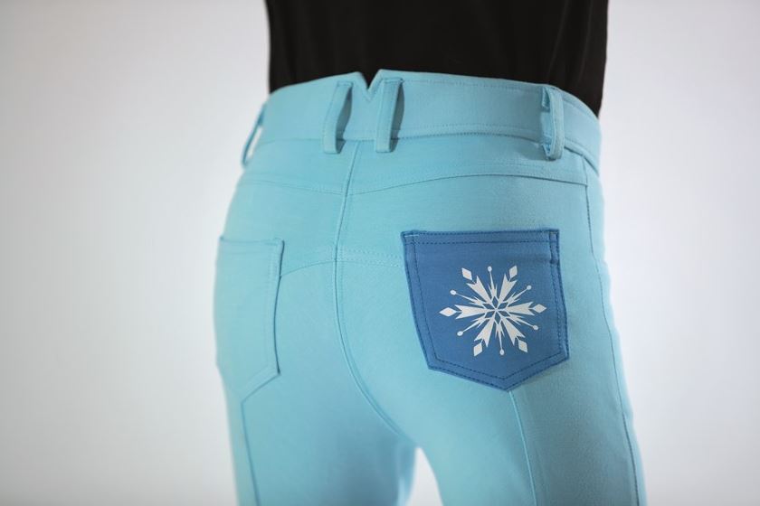 Reithose Frozen "Snowflake", skyblue
