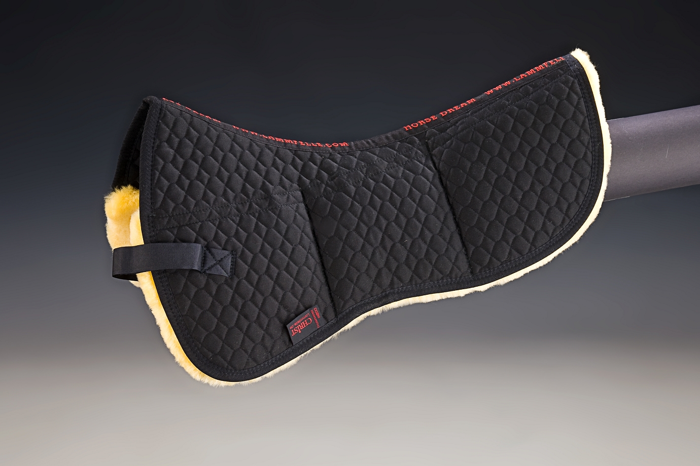 CHRIST Sattelpad "Ultra Triple XH", mit 6 Taschen, , schwarz/natur