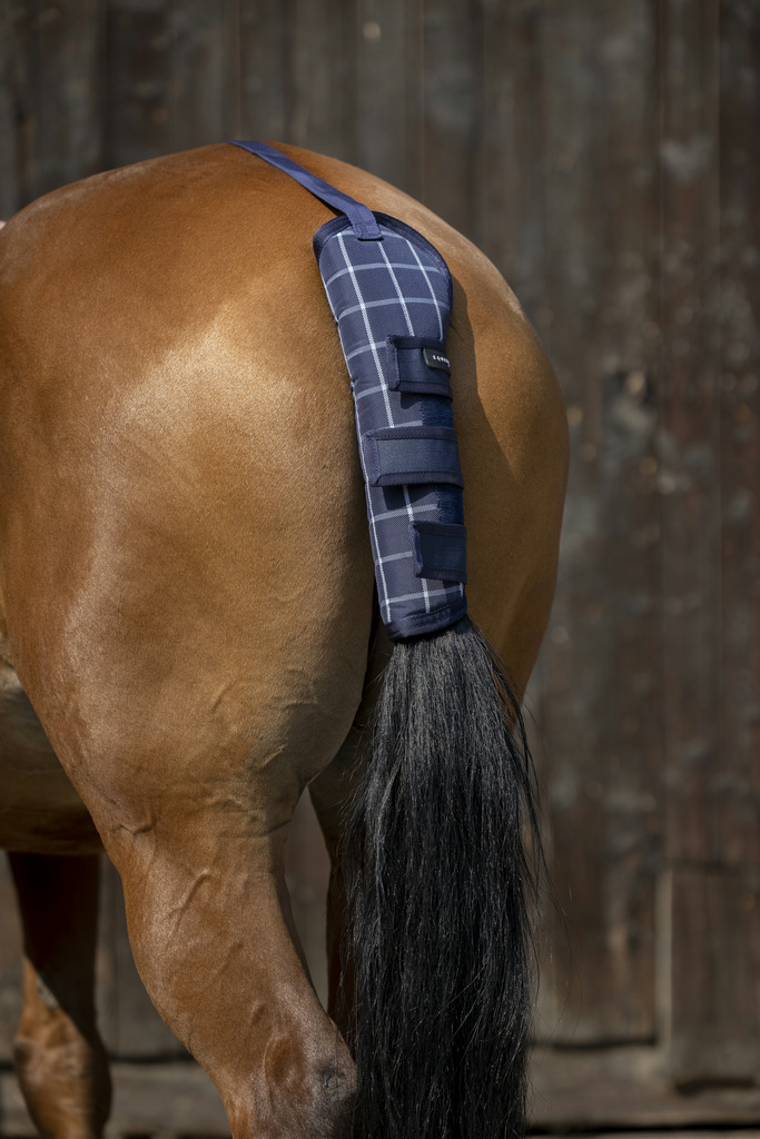 EQUITHÈME "Colorado" Schweifschoner, blau/hellblau, Warmblut