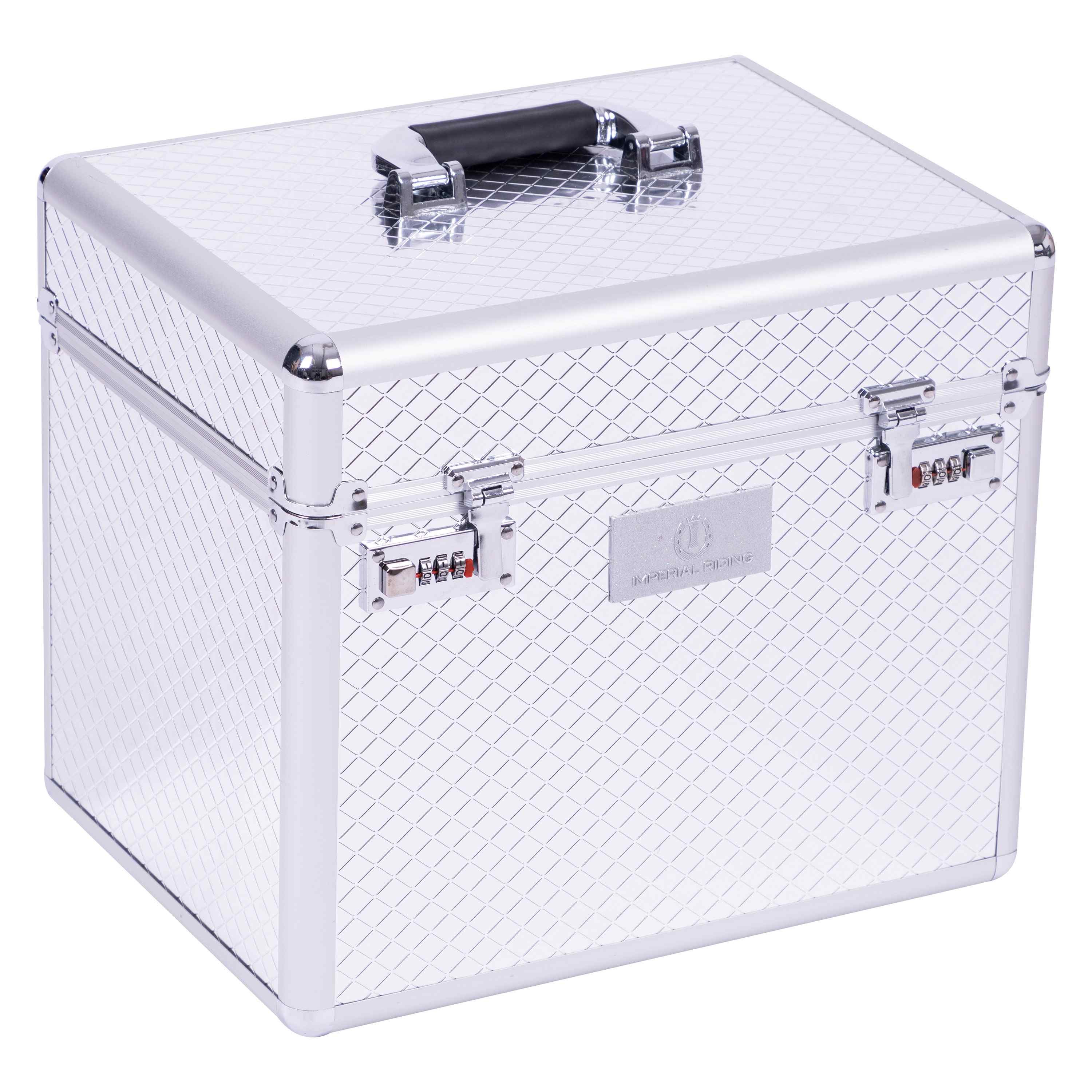 Imperial Riding Grooming Box klein in Silver Putzbox 32x20x26cm