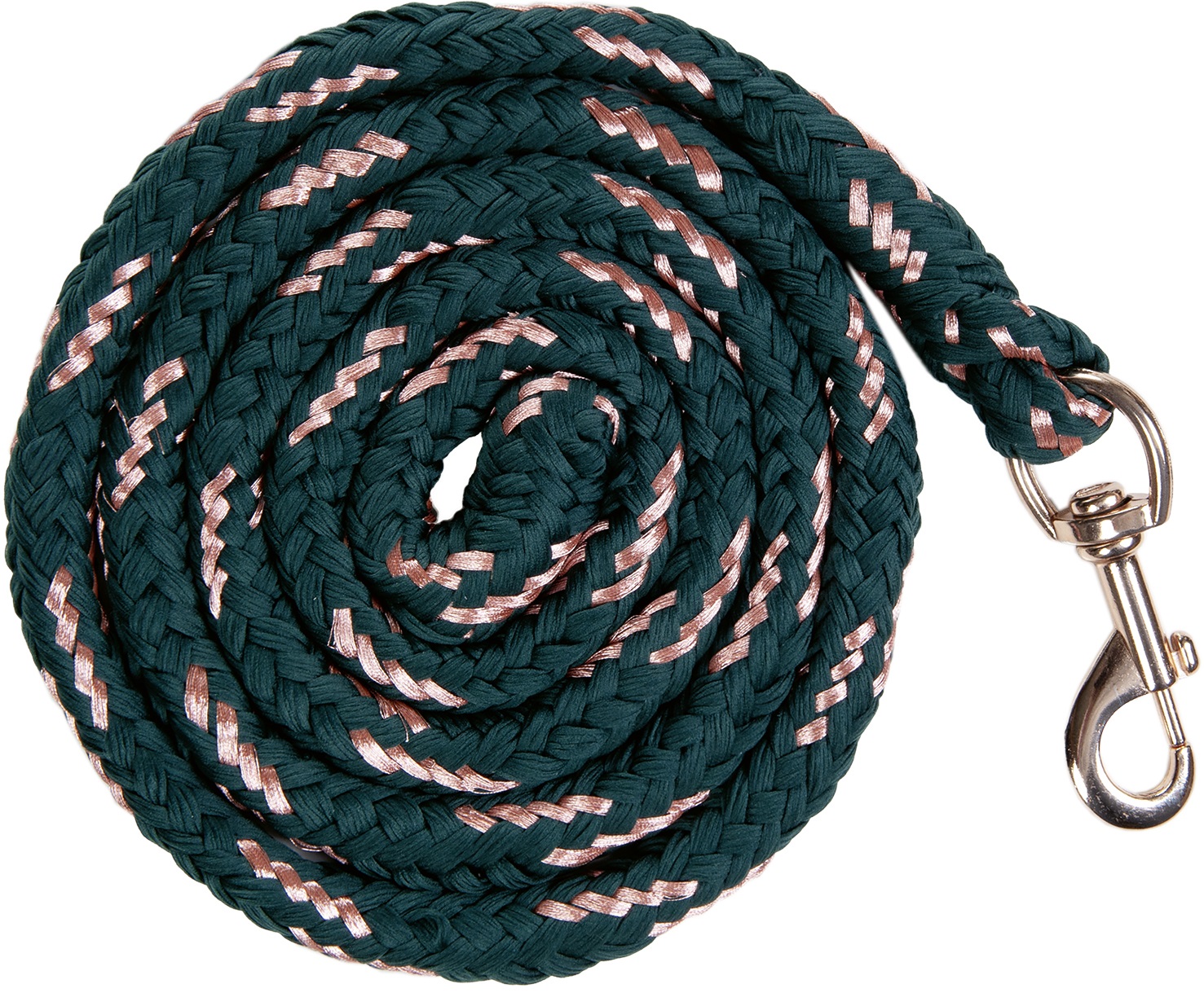 Strick "Rosegold", mit Karabinerhaken, 180 cm
