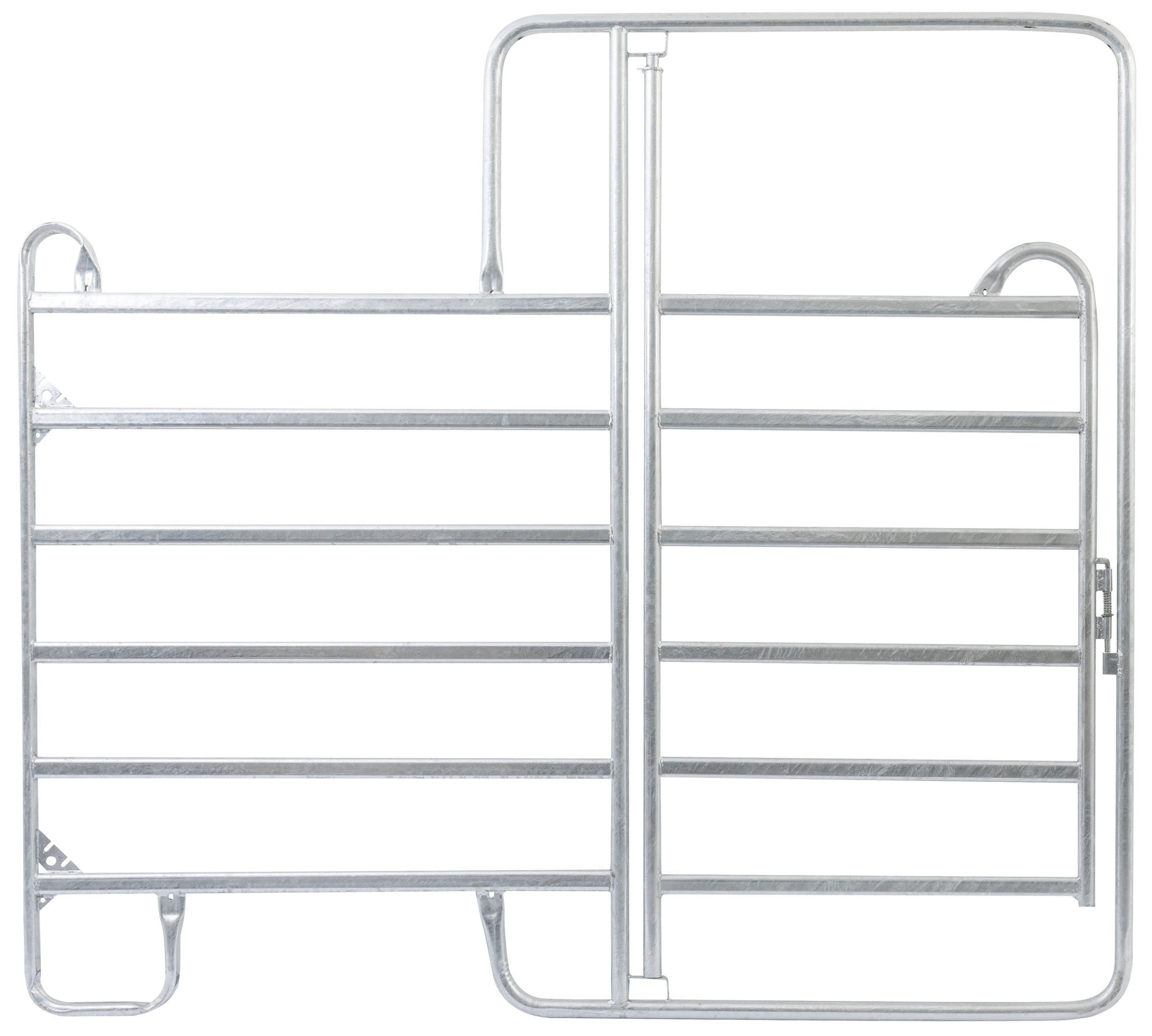 Kerbl Weidepanel mit Tor, Metall feuerverzinkt