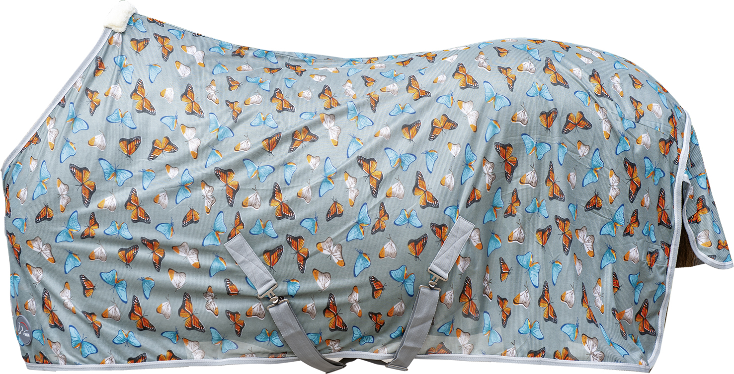 Fliegendecke "Butterfly", hellgrau