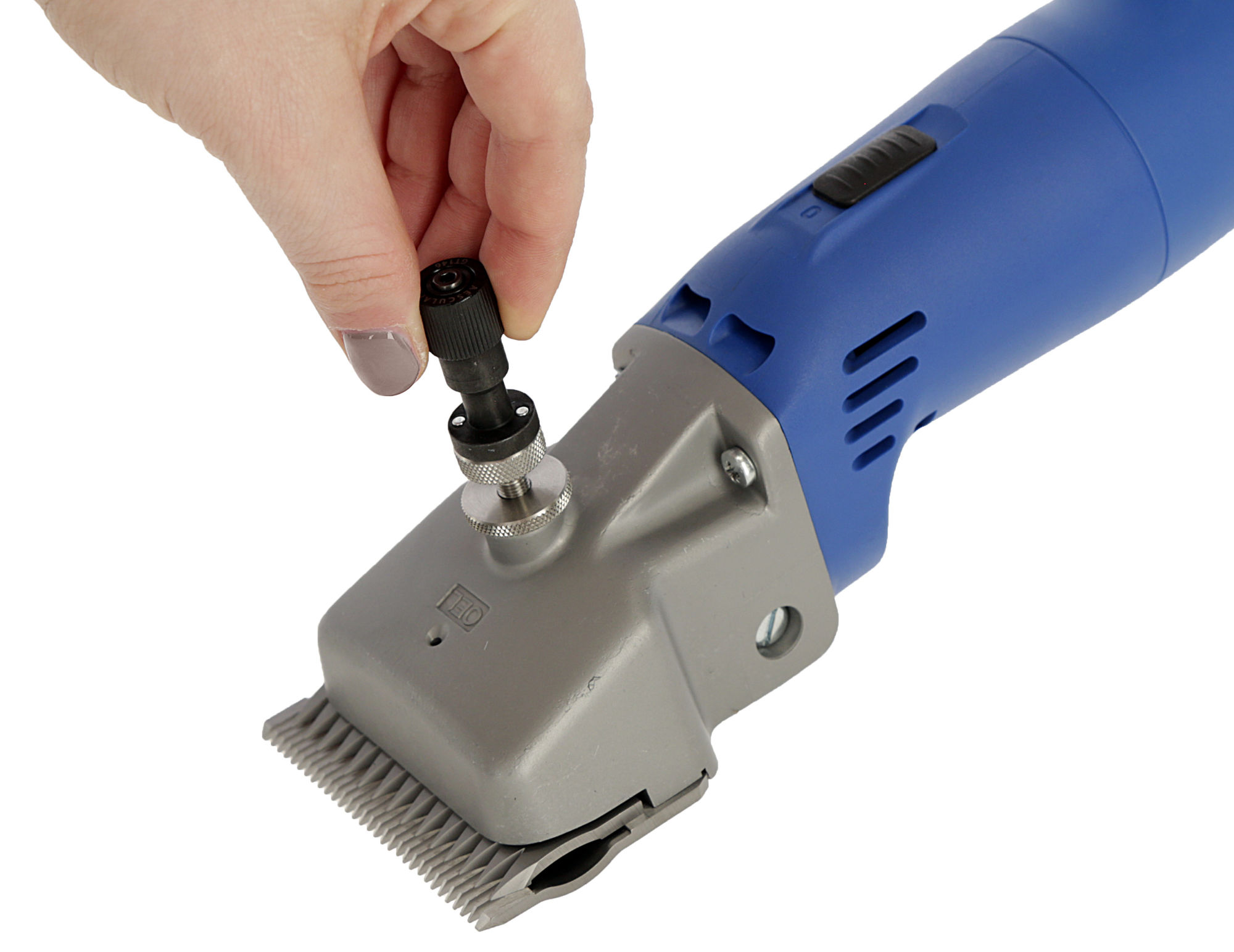 Aesculap Schermaschine Econom II, inkl. Schermesser-Set, blau