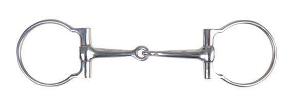 D-Ring Snaffle, einfach gebrochen