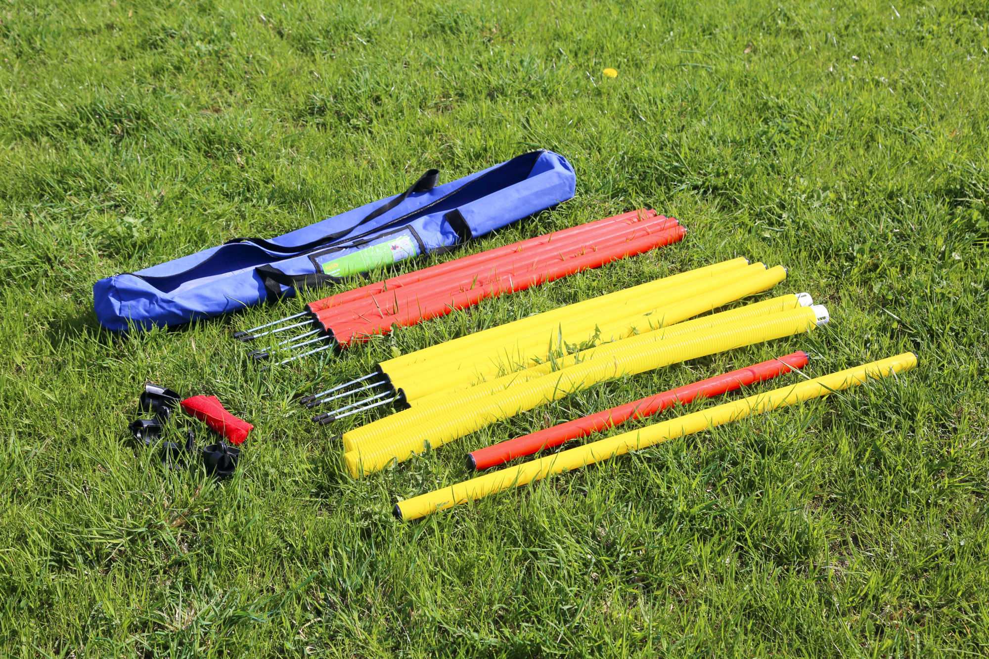 Kerbl Komplett-Set "Agility", rot/gelb
