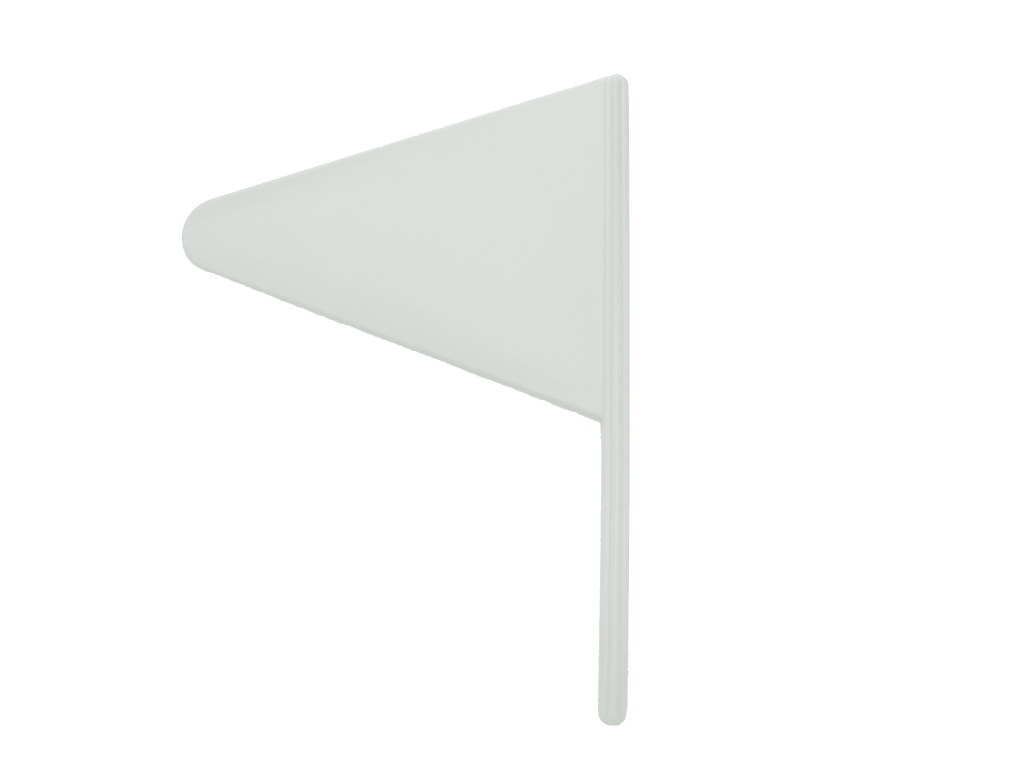 Hindernisfähnchen in weiss, inkl. Halter