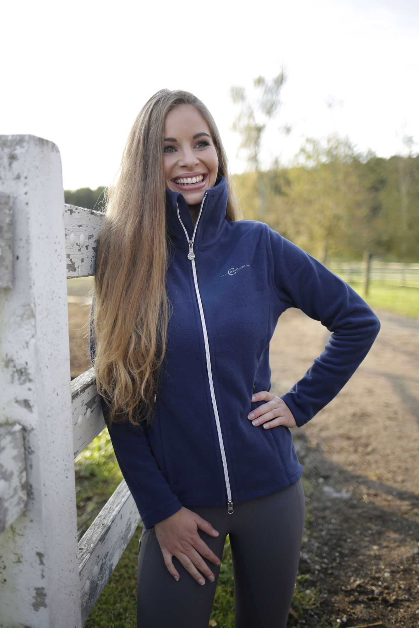 Covalliero Fleecejacke, Damen, marineblau