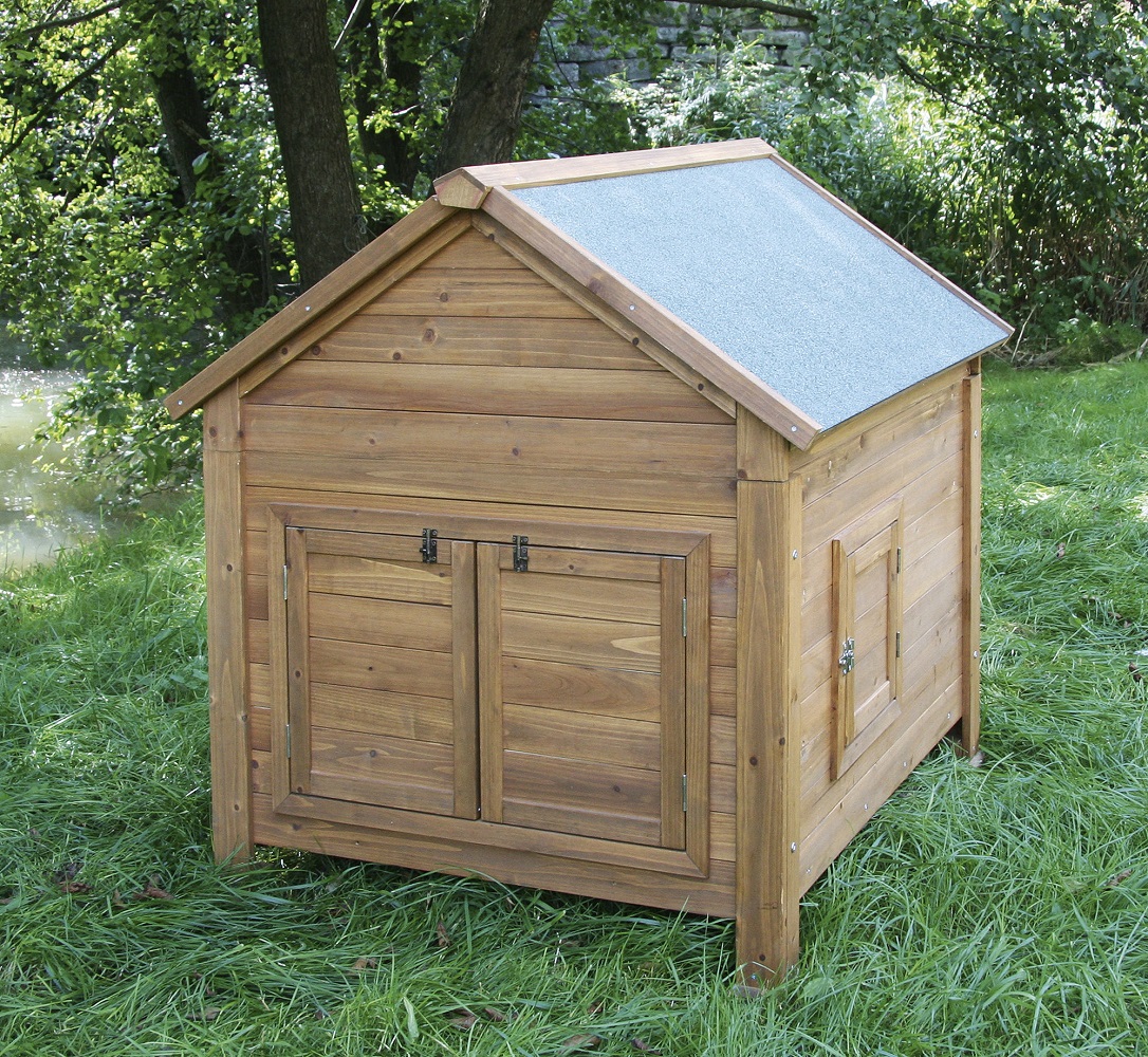 Kerbl Kleintierstall für Kaninchen und Hühner, 105 x 100 x 108 cm, Holz
