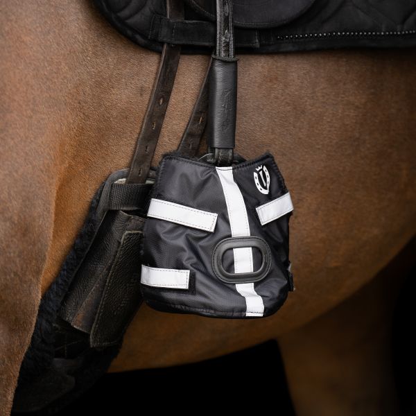 Imperial Riding Steigbügel Zehenwärmer IRHLuminous,schwarz ,einheitsgröße