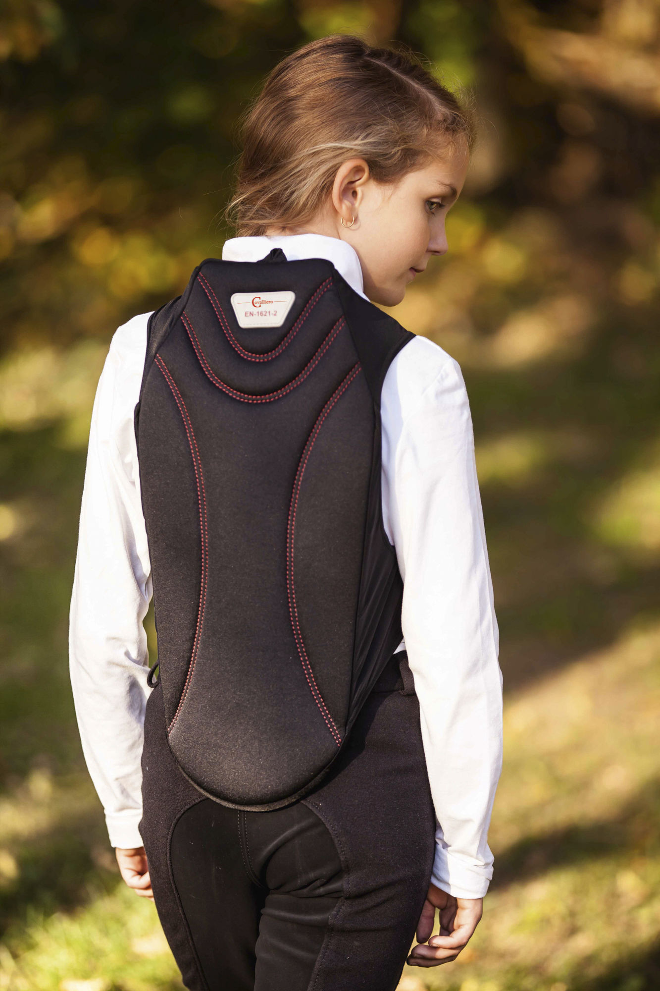 Covalliero Rückenschutz-Weste ProtectoSoft, Kinder, schwarz