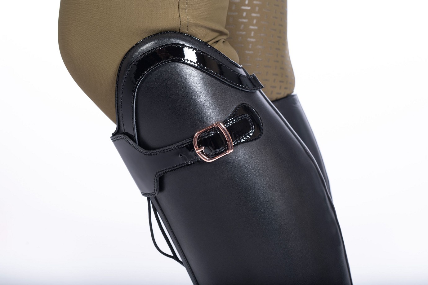 HKM Reitstiefel -Trinity- Standardlänge/-weite schwarz Detail
