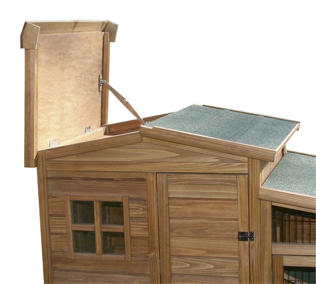 Kerbl Kleintierstall "Fortuna", 160 x 80 x 117 cm, Holz