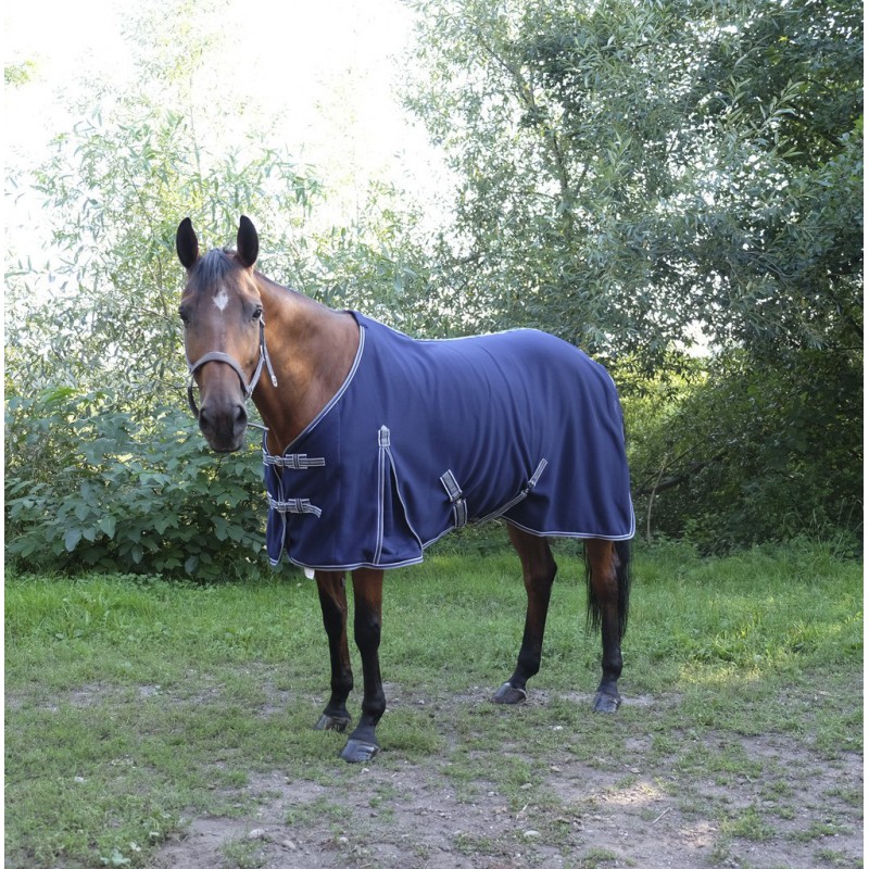 EQUITHÈME "Sweat", Sommerdecke, Pferdedecke, marineblau