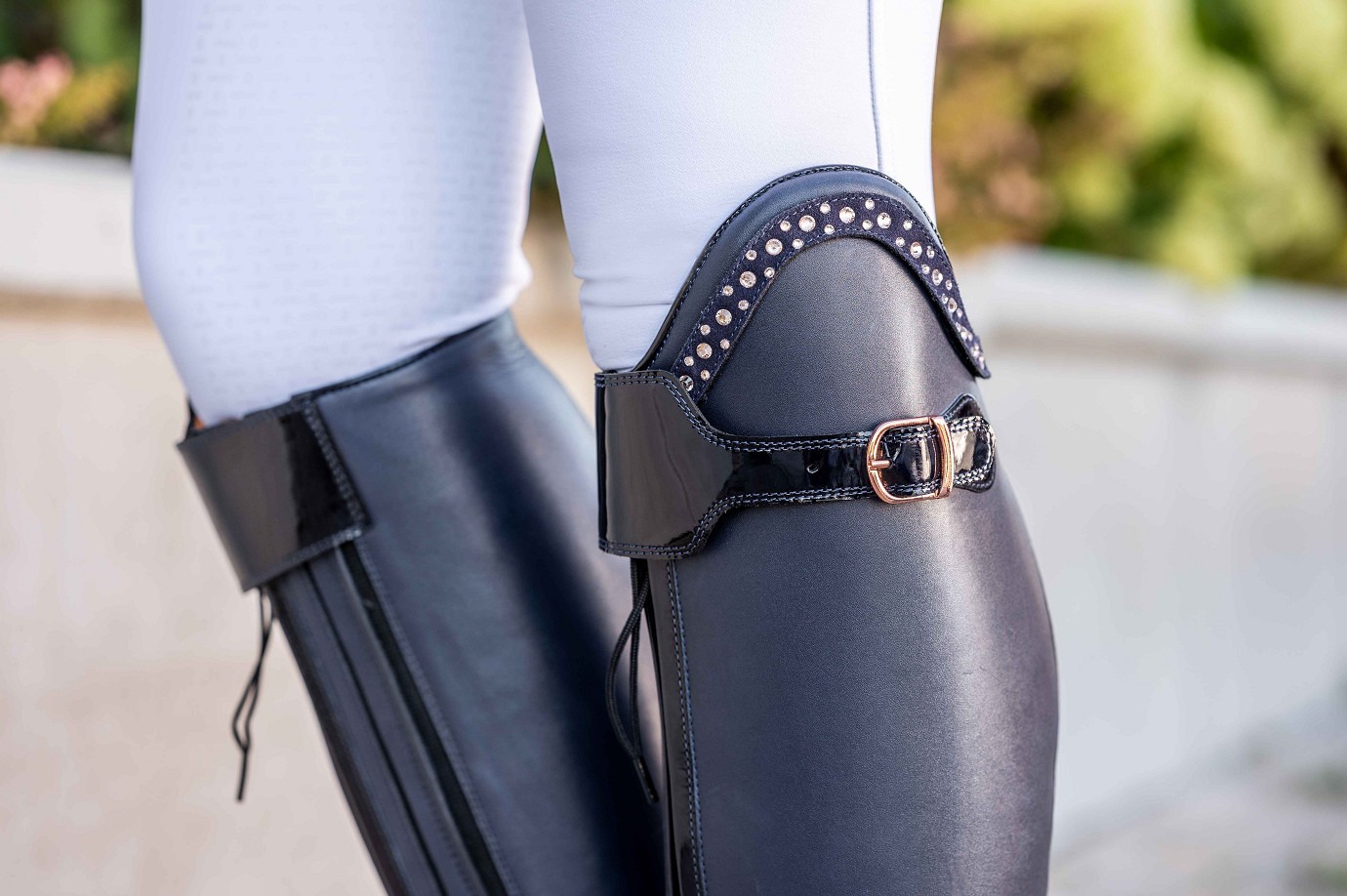HKM Reitstiefel -Trinity- normal/extra weit dunkelblau