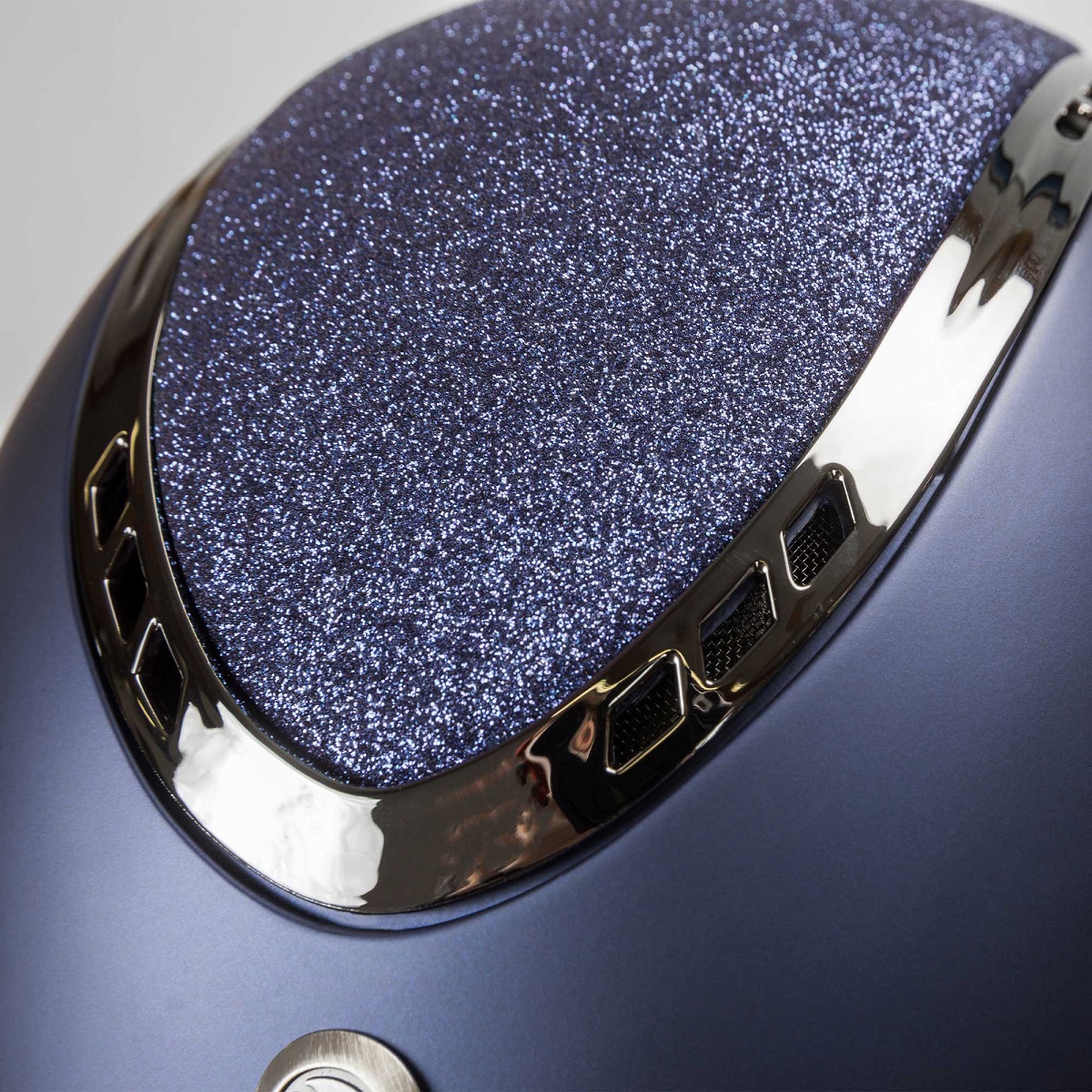 Back on Track EQ3 Pardus Reithelm, mit Justierrädchen, smooth - Blue sand
