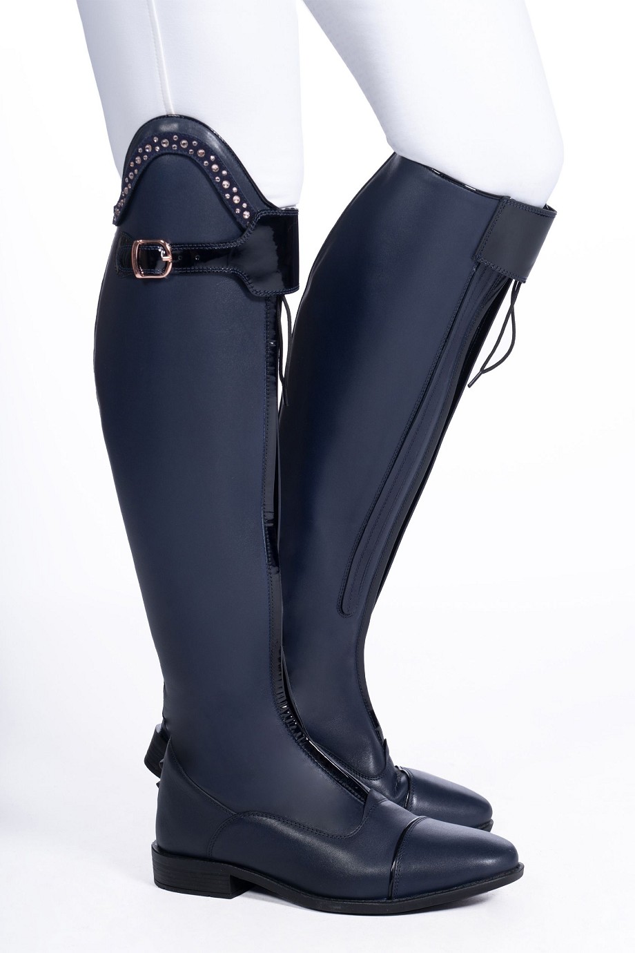 HKM Reitstiefel -Trinity- normal/extra weit dunkelblau