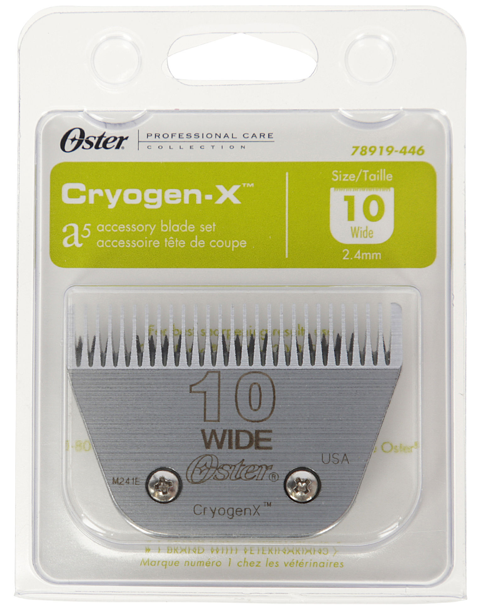Oster Scherkopf Nr. 10breit L: 2,4 mm, breit-medium