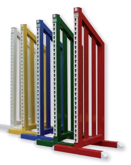 7x Trainings-Fangständer, Aluminium, Farben frei wählbar-Copy