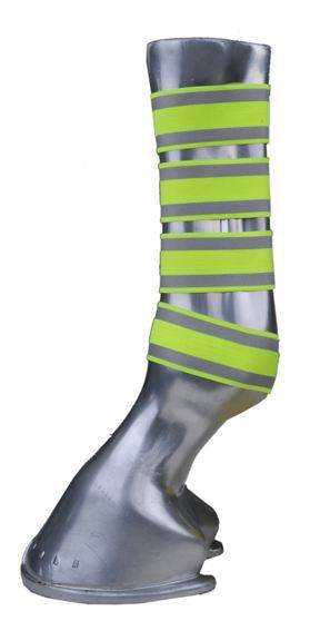Reflexbandage, lemon/silber, 4er-Set