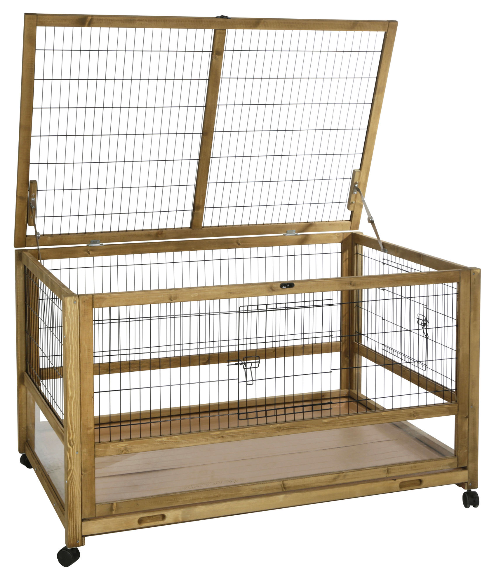 Kleintierkäfig "Indoor Space", 116 x 75 x 70 cm, Holz